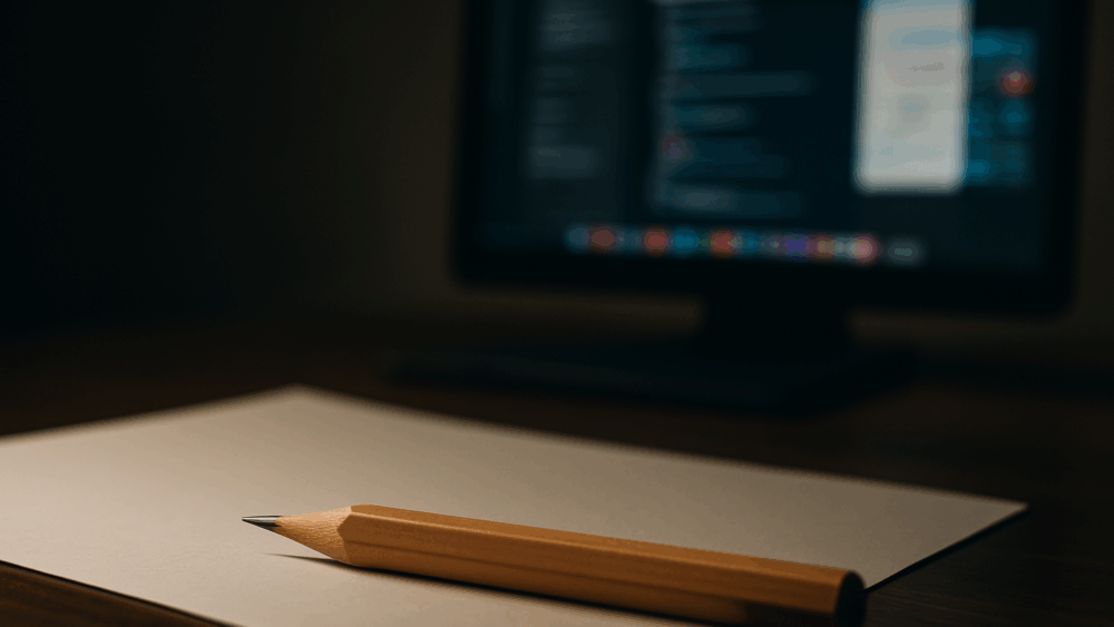 Notepad como origen del diseño web intencional
